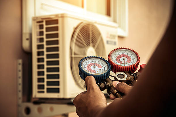 Professional Air Conditioning Service technician working in Ibapah, UT